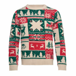 Pull de Noël personnalisé – Beige