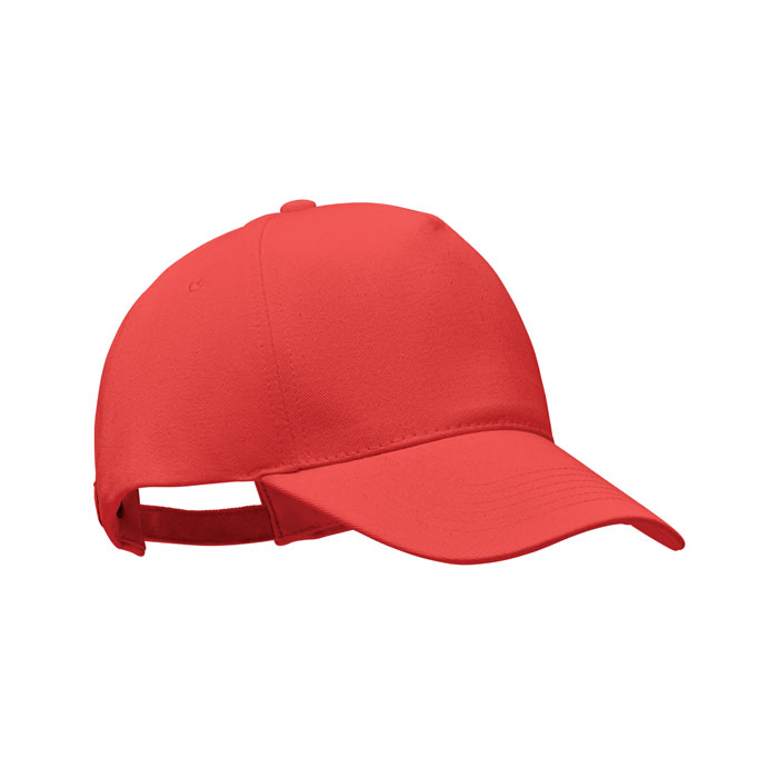 Casquette coton bio personnalisée – rouge Casquette coton bio personnalisée – rouge