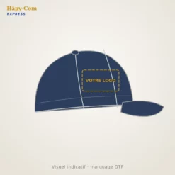 Casquette coton épais personnalisée – visuel indicatif