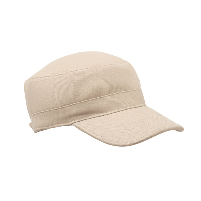Casquette militaire personnalisée – beige Casquette militaire personnalisée – beige