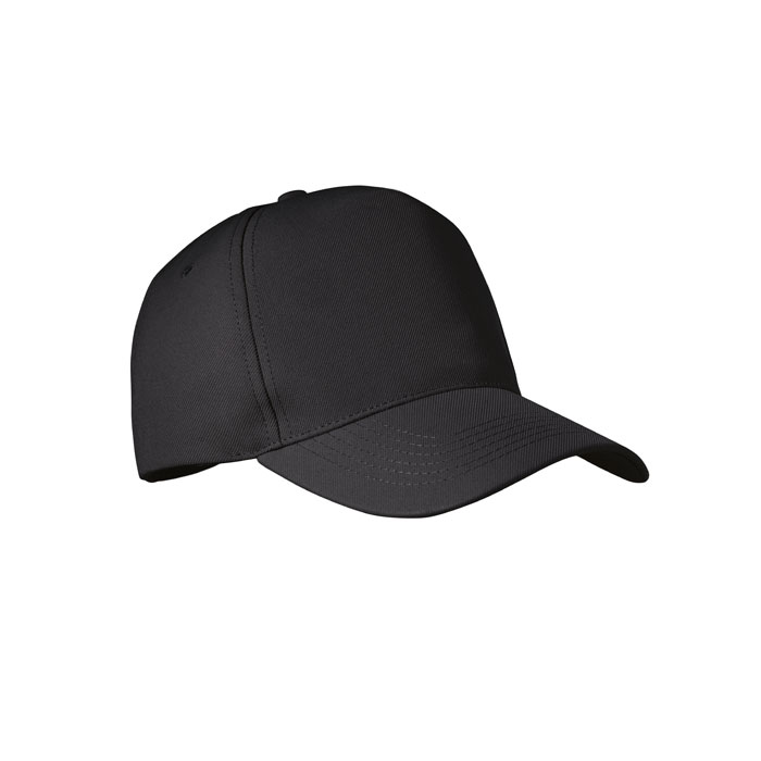 Casquette recyclée personnalisée – noir Casquette recyclée personnalisée – noir