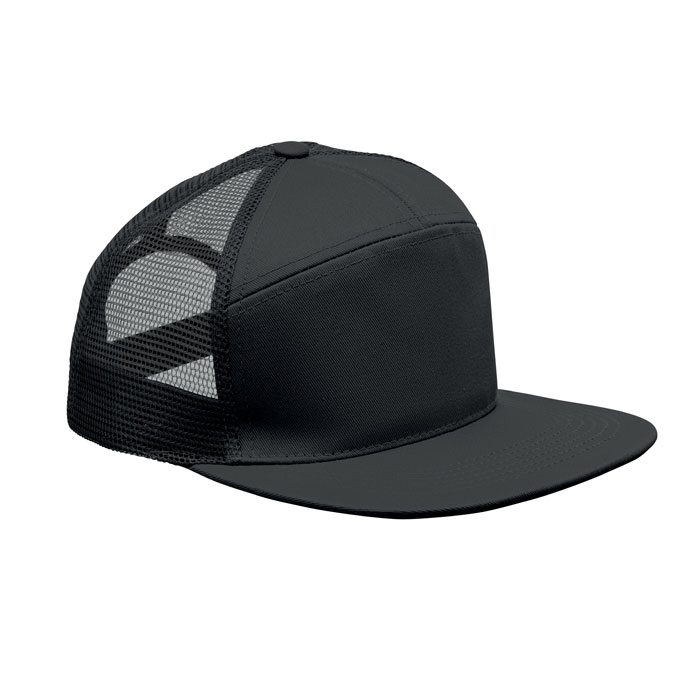 Casquette visière plate personnalisée – noir Casquette visière plate personnalisée – noir