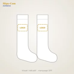 Chaussettes personnalisées – visuel indicatif