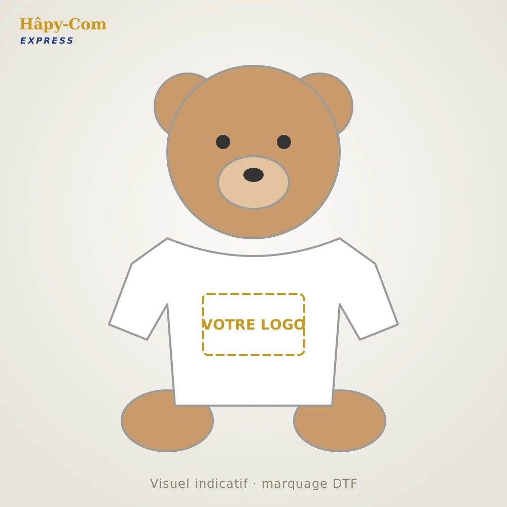 Doudou ours Doudou ours personnalisé – visuel indicatif
