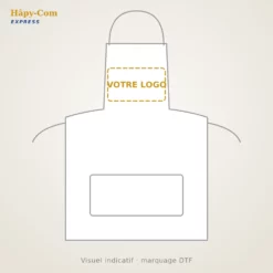 Tablier personnalisé – visuel indicatif