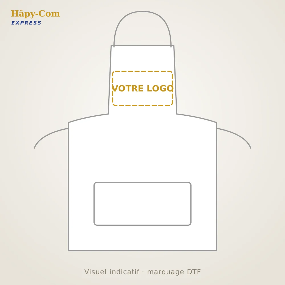 Tablier Tablier personnalisé – visuel indicatif