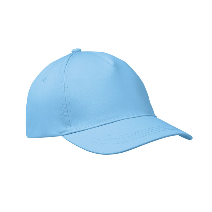 Casquette pleine personnalisée – Bleu bébé Casquette pleine personnalisée – Bleu bébé
