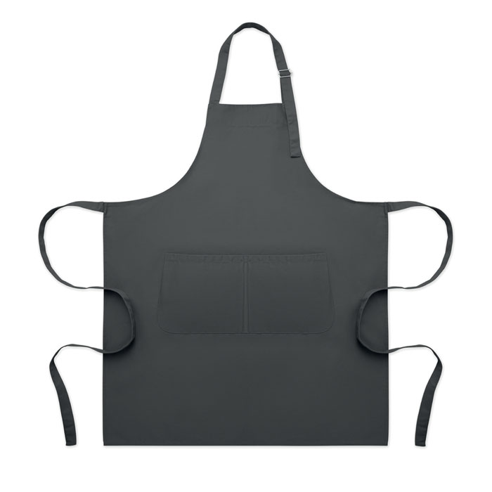 Tablier de cuisine personnalisé – Gris pierre Tablier de cuisine personnalisé – Gris pierre
