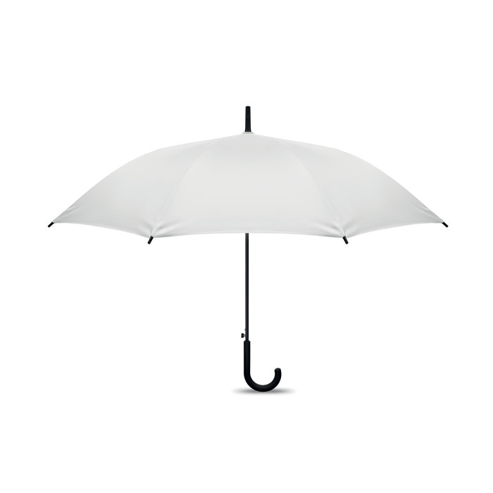 Parapluie à ouverture automatique personnalisé – Blanc Parapluie à ouverture automatique personnalisé – Blanc