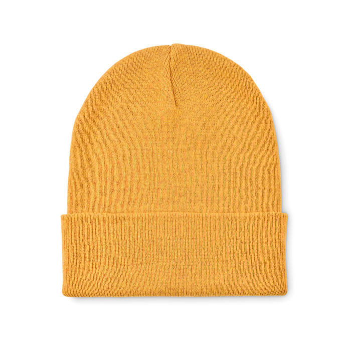 Bonnet à revers personnalisé – Jaune Bonnet à revers personnalisé – Jaune
