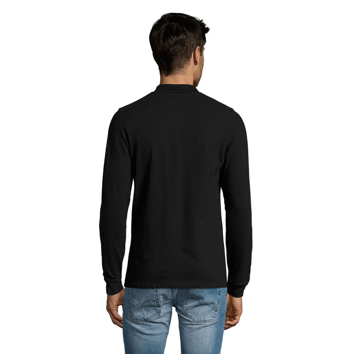 Polo manches longues personnalisé – vue 2 Polo manches longues personnalisé – vue 2