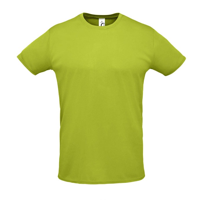 Tee-shirt de sport respirant personnalisé – Vert pomme Tee-shirt de sport respirant personnalisé – Vert pomme