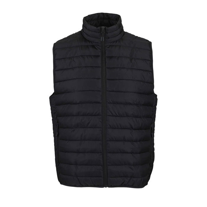 Bodywarmer léger personnalisé – Noir Bodywarmer léger personnalisé – Noir