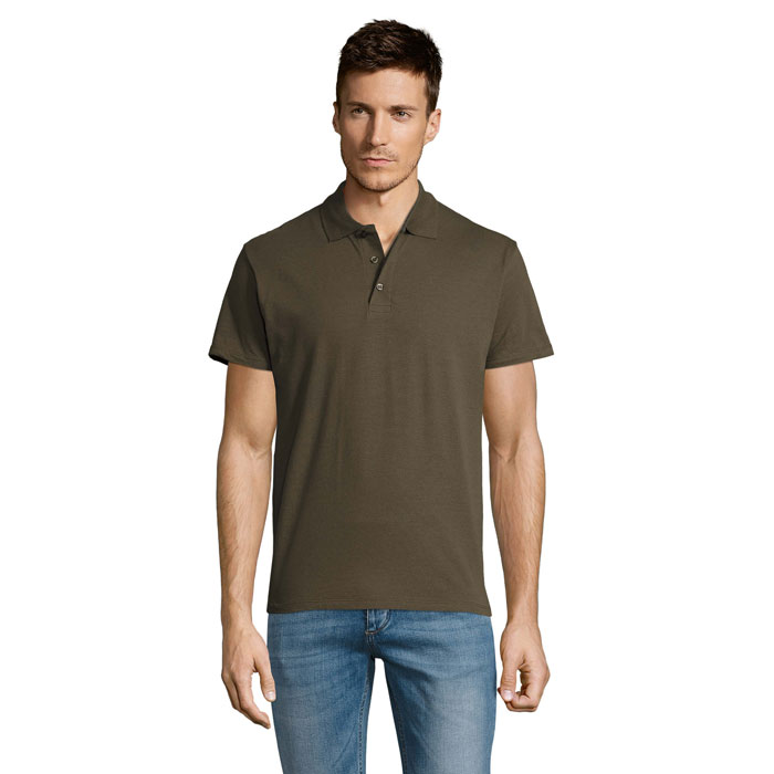 Polo manches courtes personnalisé – Army Polo manches courtes personnalisé – Army