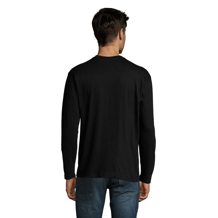 Tee-shirt manches longues col rond personnalisé – vue 2 Tee-shirt manches longues col rond personnalisé – vue 2