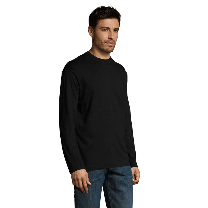 Tee-shirt manches longues col rond personnalisé – vue 3 Tee-shirt manches longues col rond personnalisé – vue 3