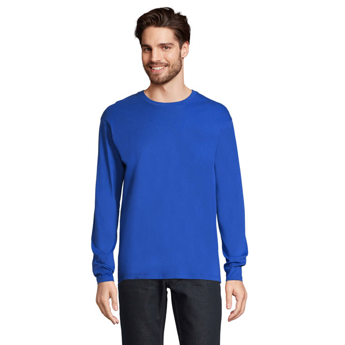Tee-shirt manches longues col rond personnalisé – Royal Tee-shirt manches longues col rond personnalisé – Royal
