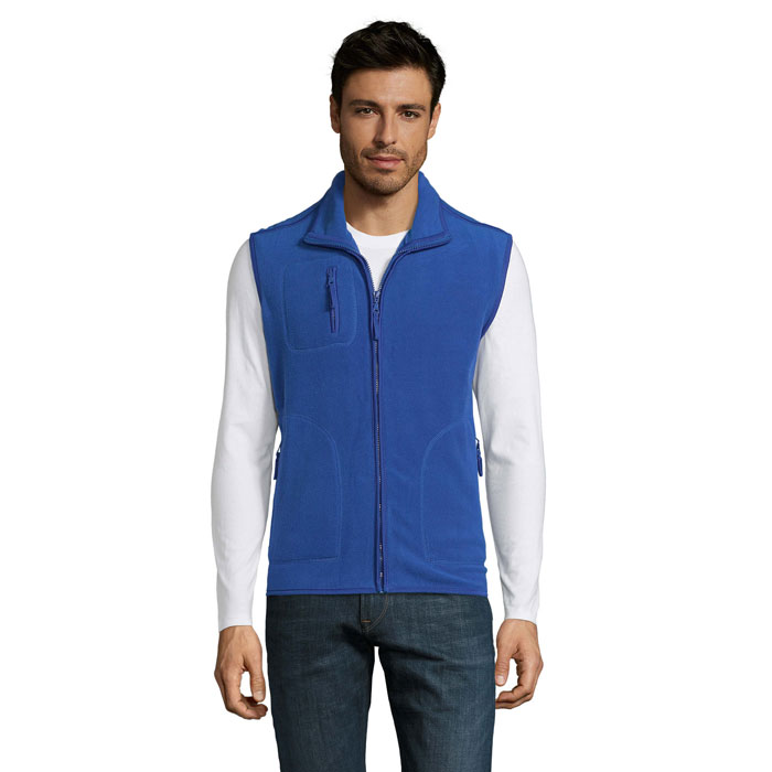 Gilet polaire sans manches personnalisé – Royal Gilet polaire sans manches personnalisé – Royal