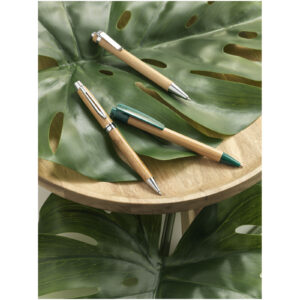 Stylo bille en bambou Jakarta (encre noire) – vue 2