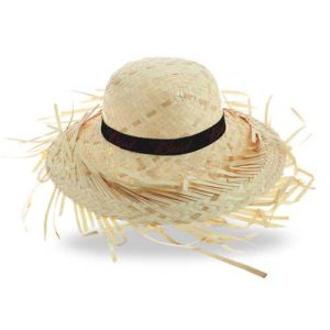 Chapeau paille blanche