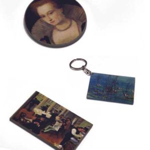 Porte-clés toile à peindre