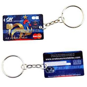 PORTE CLES CARTE DE CREDIT