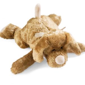 PELUCHE "CHIEN COUCHE" / MARRON