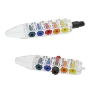 CRAYON CIRE 6 COULEURS TRANSPARENT
