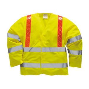 Hi-Vis Jacket Red Braces