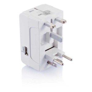 Adaptateur de voyage avec port USB