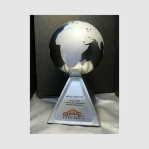 TROPHÉE MÉTAL WORLD STAR 1