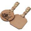 BADGE EN CUIR
