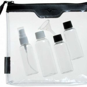 Trousse de toilette approuvée par les compagnies aériennes