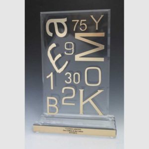 TROPHÉE PLEXIGLASS MODULO