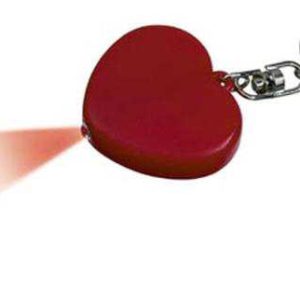 Porte-clés coeur lumineux