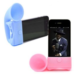 AMPLIFICATEUR SILICONE PAVILLON POUR IPHONE 4G ET 5G