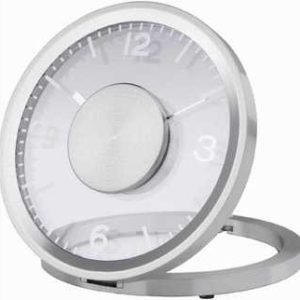 Horloge de bureau translucide escamotable