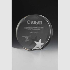 TROPHÉE VERRE EXCELLENCE STAR