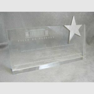 TROPHÉE VERRE EXCELLENCE STAR 2