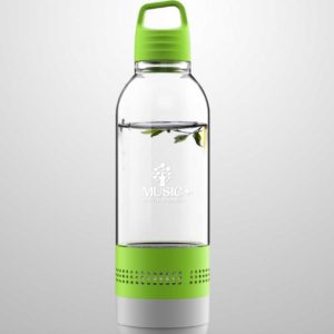 Bouteille d'eau + haut parleur Bluetooth