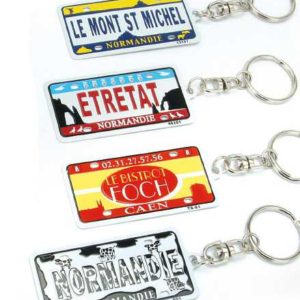Porte-clés plaques d’immatriculation