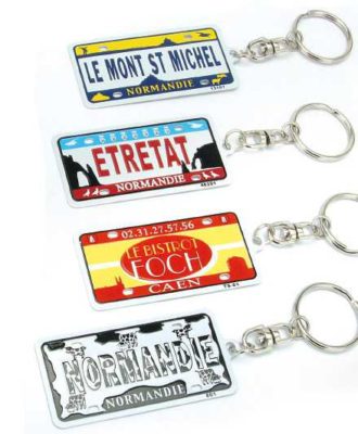 Porte-clés plaques d’immatriculation