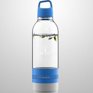 Bouteille d'eau + haut parleur Bluetooth