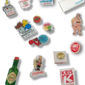 Pin’s plexiglass (acryliques)