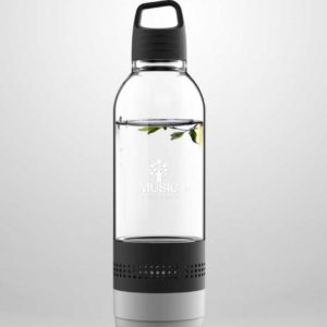 Bouteille d'eau + haut parleur Bluetooth