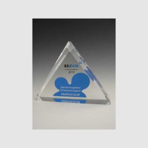 TROPHÉE VERRE TRIANGLE 2009