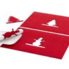 Sets de table avec ronds de serviette