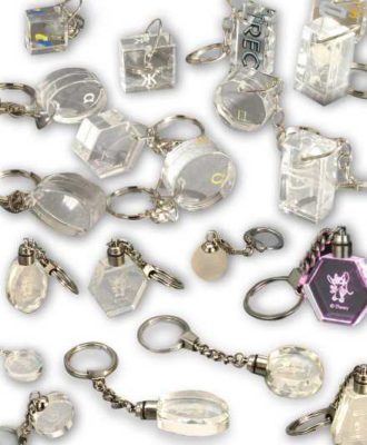Porte-clés cristal