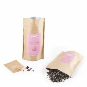 Graines en sachet kraft avec terre
