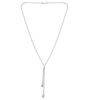 Pendentif perle grise